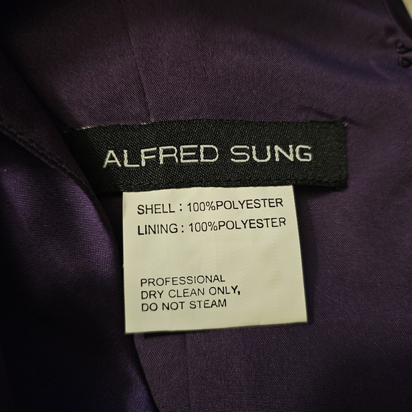 ALFRED SUNG STYLE D644 Cocktail Dress Size 0 - Picture 4 of 5